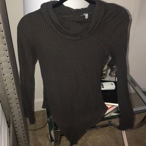 Dark green body suit